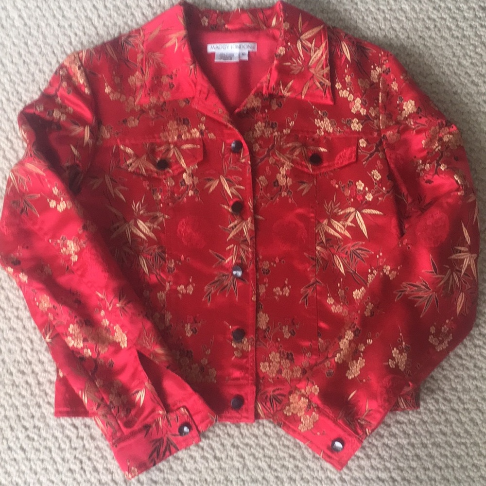 Maggie London baseball style jacket